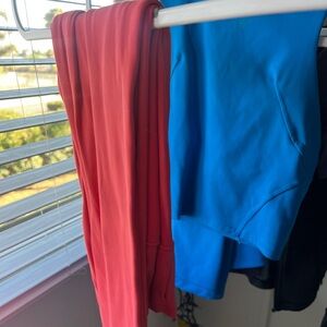 Orange Lululemon leggings
